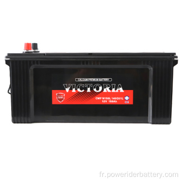 12V 150AH DIN150 MF Batterie de démarrage automatique au plomb-acide DIN150